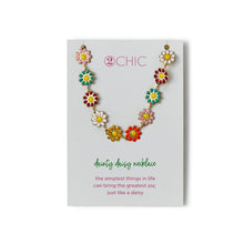 Load image into Gallery viewer, Fresh as a Daisy Colorful Flower Necklace