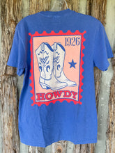 Load image into Gallery viewer, Camp Waldemar Howdy Boots t-shirt