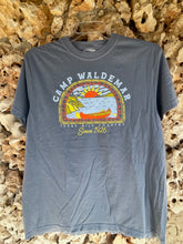 Load image into Gallery viewer, Camp Waldemar River Badge t-shirt