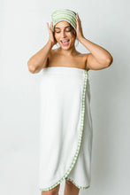 Load image into Gallery viewer, Cabana Ruffle Spa Wrap