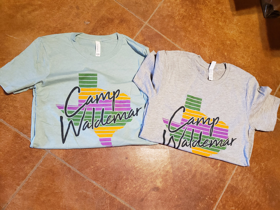 Camp Waldemar Texas Stripe t-shirt