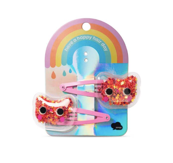 Glitter Shaker Hair Clips