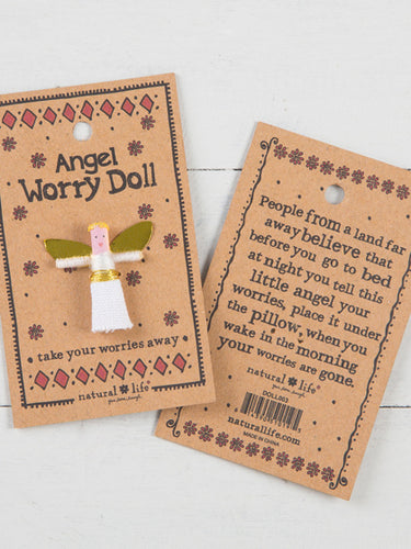Natural Life Angel Worry Doll