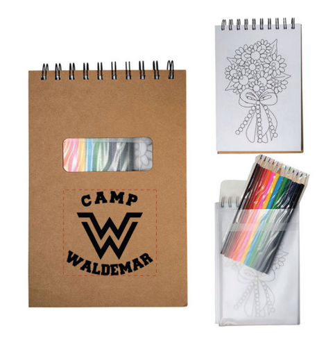 Waldemar Notebook with colored pencils